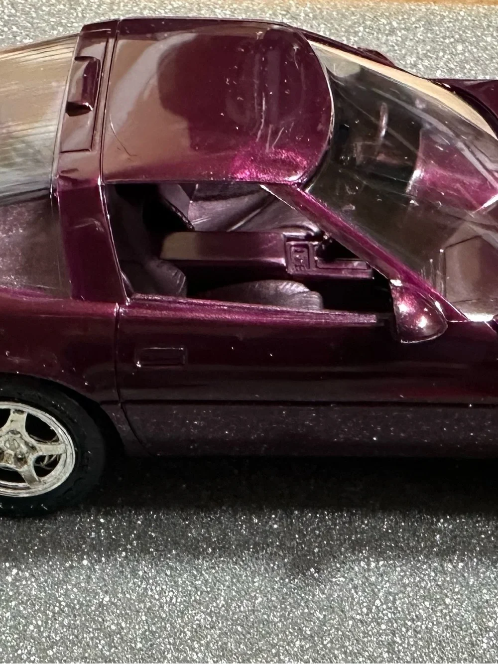 Corvette ZR-1 Kids Toy Car - Metallic Purple